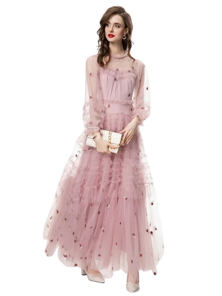 Net Yarn Princess Party Luxury Net Yarn Princess Dress