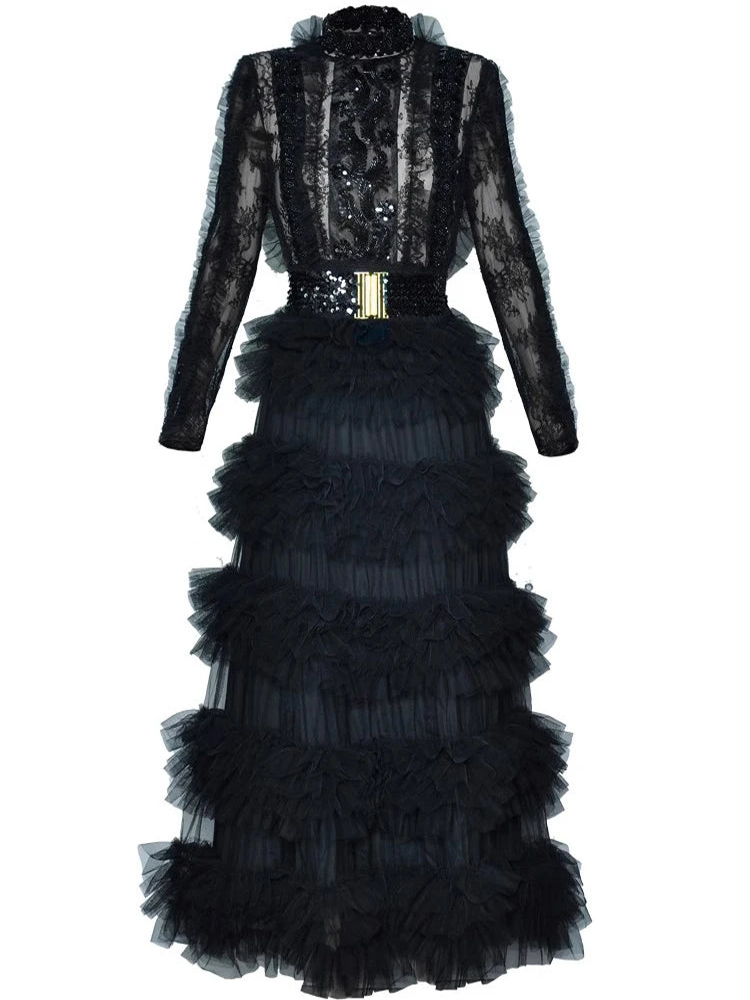 Summer New Arrival Party Dress Summer Mesh Sequin Party Dress